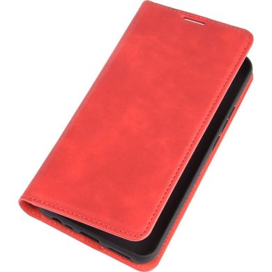 Чехол Taba Retro-Skin для Xiaomi Redmi 9 книжка кожа PU с визитницей красный