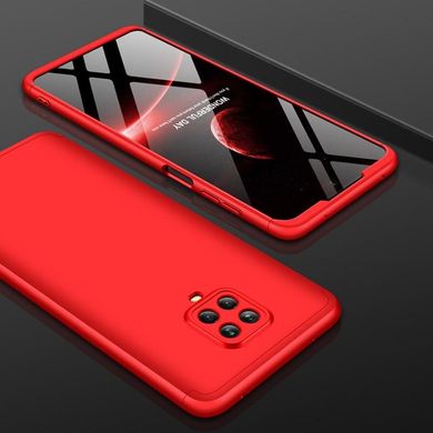 Чехол GKK 360 для Xiaomi Redmi Note 9 Pro бампер оригинальный Red