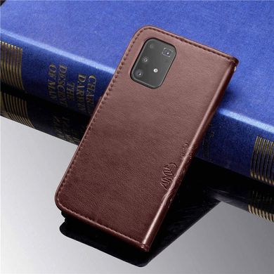 Чохол Clover для Samsung Galaxy A31 2020 / A315F книжка шкіра PU коричневий
