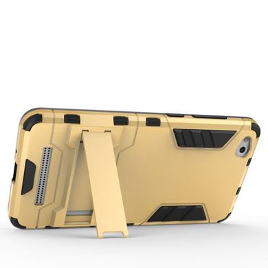 Чохол Iron для Xiaomi Redmi 4a броньований бампер Броня Gold