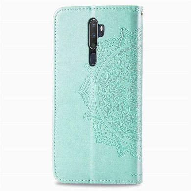Чехол Vintage для OPPO A5 2020 книжка кожа PU бирюзовый
