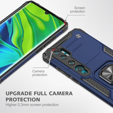 Чехол Protector для Xiaomi Mi Note 10 / Xiaomi Mi Note 10 Pro бампер противоударный Dark-Blue