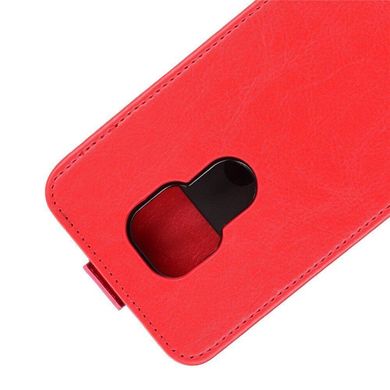 Чехол IETP для Motorola Moto E7 Plus флип вертикальный кожа PU Красный