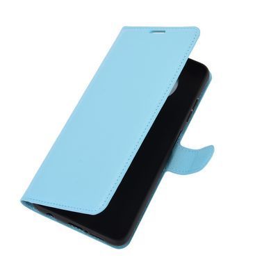 Чехол IETP для Xiaomi Poco X3 / X3 Pro книжка кожа PU с визитницей голубой