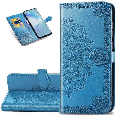 Чехол Vintage для Samsung A01 2020 / A015F книжка кожа PU голубой