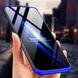 Чехол GKK 360 для Samsung Galaxy A50 2019 / A505 Бампер оригинальный Black-Blue
