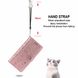Чехол Embossed Cat and Dog для IPhone XS Max книжка с визитницей кожа PU розовое золото