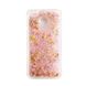 Чехол Glitter для Xiaomi Redmi 4x / 4х Pro Бампер Жидкий блеск звезды розовый