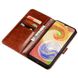 Чехол Idewei для Samsung Galaxy A04 / A045 книжка кожа PU с визитницей коричневый
