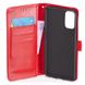 Чехол Idewei для Realme 7 Pro книжка кожа PU с визитницей красный