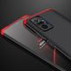 Чехол GKK 360 для Xiaomi Redmi Note 10 Pro бампер противоударный Black-Red