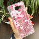 Чехол Glitter для Samsung Galaxy A7 2017 / A720 бампер Жидкий блеск аквариум Sakura