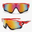 Очки велосипедные Robesbon Jawbreaker 9270 спортивные велоочки Red
