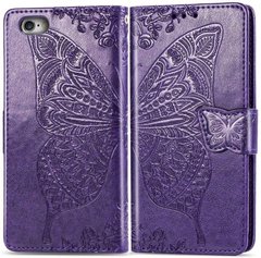 Чохол Butterfly для Iphone SE 2020 Книжка шкіра PU фіолетовий
