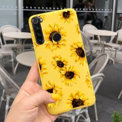 Чехол Style для Xiaomi Redmi Note 8T силиконовый бампер Желтый Sunflowers