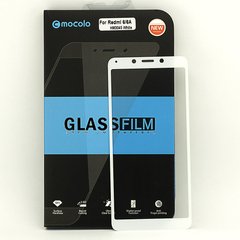 Защитное стекло Mocolo для Xiaomi Redmi 6 полноэкранное белое