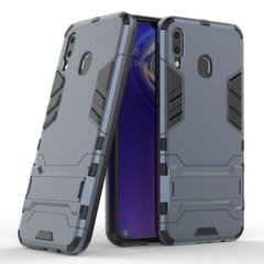 Чехол Iron для Samsung Galaxy A20 2019 / A205F Бампер противоударный Dark-Blue