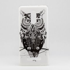 Чехол Print для Xiaomi Redmi Note 3 Pro SE / Note 3 Pro Special Edison 152 силиконовый бампер Owl