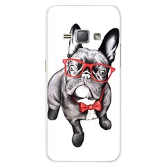 Чехол Print для Samsung J1 2016 / J120 силиконовый бампер Dog