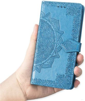 Чехол Vintage для Iphone 7 Plus / 8 Plus книжка кожа PU голубой