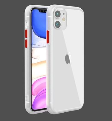 Чехол Matteframe для Iphone 11 бампер матовый противоударный Avenger Белый