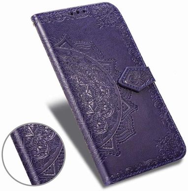 Чехол Vintage для Samsung A01 2020 / A015F книжка кожа PU фиолетовый