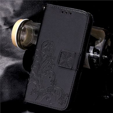 Чехол Clover для Samsung Galaxy J1 Mini / J105 книжка кожа PU Black