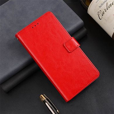 Чехол Idewei для Samsung Galaxy A04 / A045 книжка кожа PU с визитницей красный