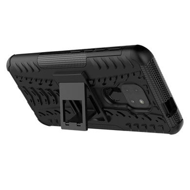 Чехол Armor для Motorola Moto G9 Play бампер противоударный с подставкой Black