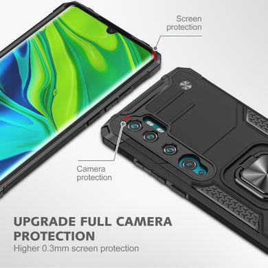 Чехол Protector для Xiaomi Mi Note 10 / Xiaomi Mi Note 10 Pro бампер противоударный Black