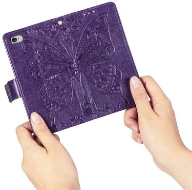 Чехол Butterfly для Iphone SE 2020 Книжка кожа PU фиолетовый