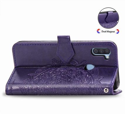Чохол Vintage для Samsung Galaxy M11 / M115 книжка шкіра PU фіолетовий