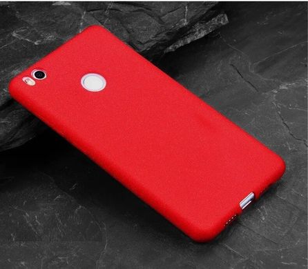 Чехол MAKAVO для Xiaomi Redmi 4X Бампер Матовый ультратонкий Red