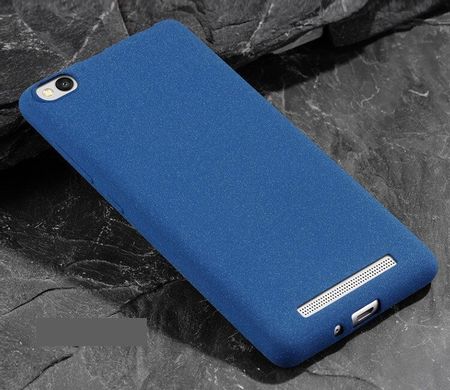 Чехол MAKAVO для Xiaomi Redmi 4a Бампер Матовый ультратонкий синий