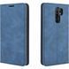 Чехол Taba Retro-Skin для Xiaomi Redmi 9 книжка кожа PU с визитницей синий