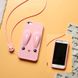 Чохол Funny-Bunny 3D для Iphone SE 2020 Бампер гумовий рожевий