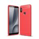 Чехол Carbon для Xiaomi Mi Max 3 бампер Red
