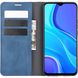 Чехол Taba Retro-Skin для Xiaomi Redmi 9 книжка кожа PU с визитницей синий