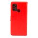 Чехол Idewei для OnePlus Nord N100 книжка кожа PU с визитницей красный