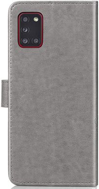 Чохол Clover для Samsung Galaxy A31 2020 / A315F книжка шкіра PU сірий