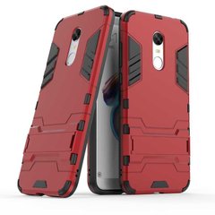 Чехол Iron для Xiaomi Redmi 5 Plus 5.99" бронированный Бампер Броня Red