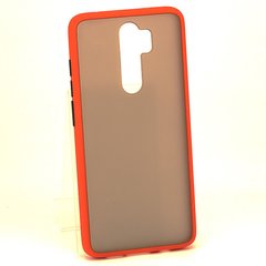 Чехол Matteframe для Xiaomi Redmi Note 8 Pro бампер матовый противоударный Красный