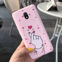 Чехол Style для Xiaomi Redmi 8A Бампер силиконовый Розовый For you
