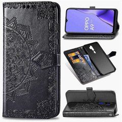Чехол Vintage для OPPO A9 2020 книжка кожа PU черный
