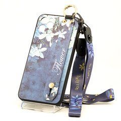 Чехол Lanyard для Iphone 11 Pro бампер с ремешком Navy