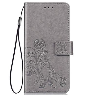 Чохол Clover для Xiaomi Redmi 8 книжка шкіра PU сірий