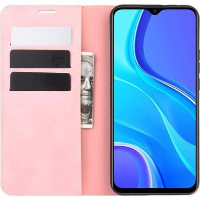 Чехол Taba Retro-Skin для Xiaomi Redmi 9 книжка кожа PU с визитницей розовый