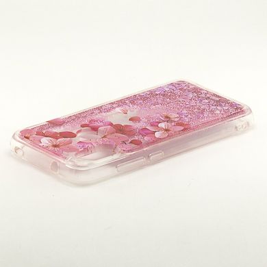 Чехол Glitter для Xiaomi Mi A2 Lite / Redmi 6 Pro Бампер Жидкий блеск Sakura