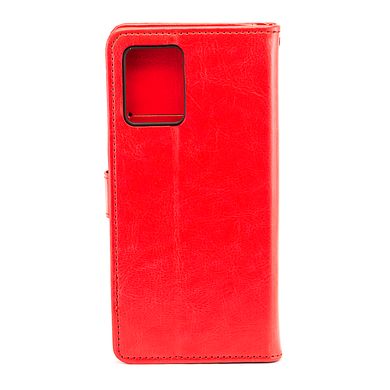 Чехол Idewei для Motorola Moto G54 / G54 Power книжка кожа PU с визитницей красный