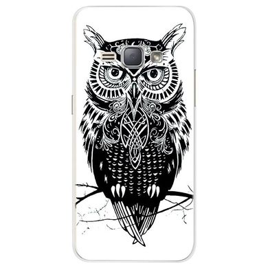 Чехол Print для Samsung J1 2016 / J120 силиконовый бампер Owl